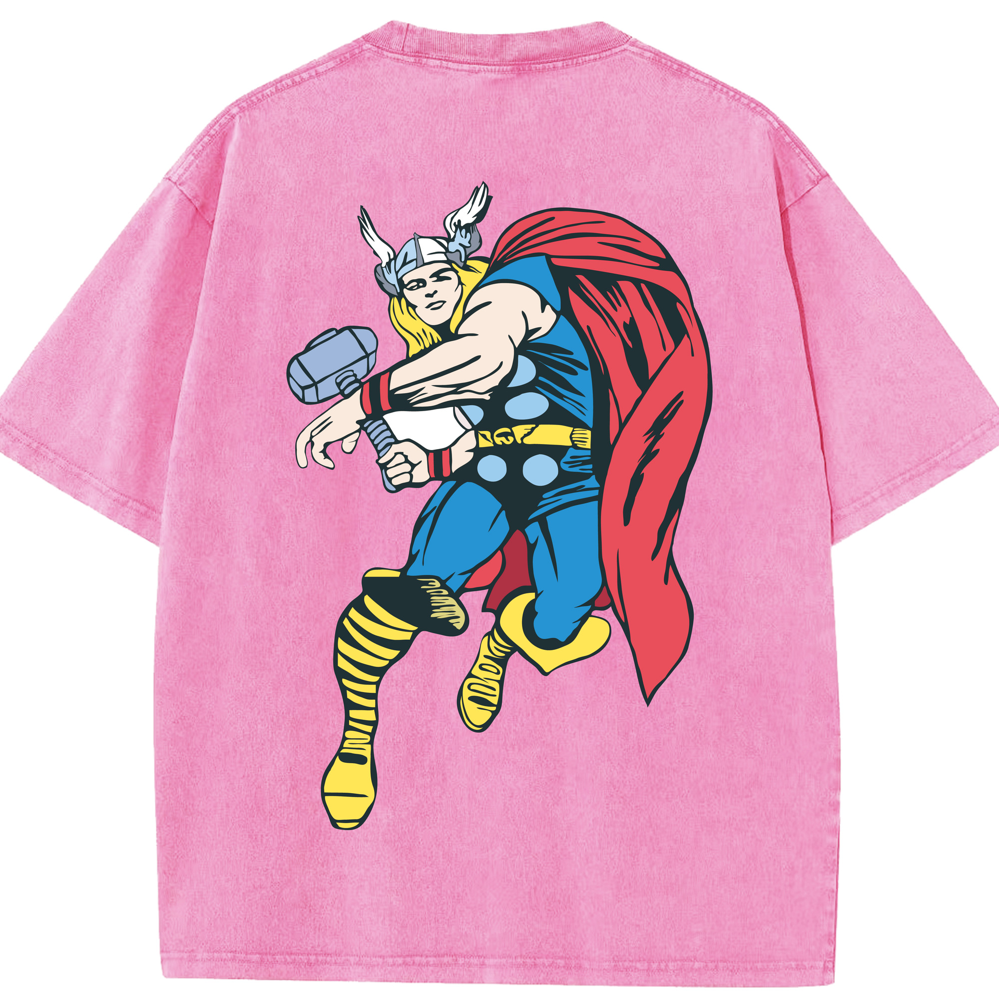 （画像用） アベンジャーズ The Avengers 綿100% ヴィンテージ風 半袖Tシャツ（背面プリント）